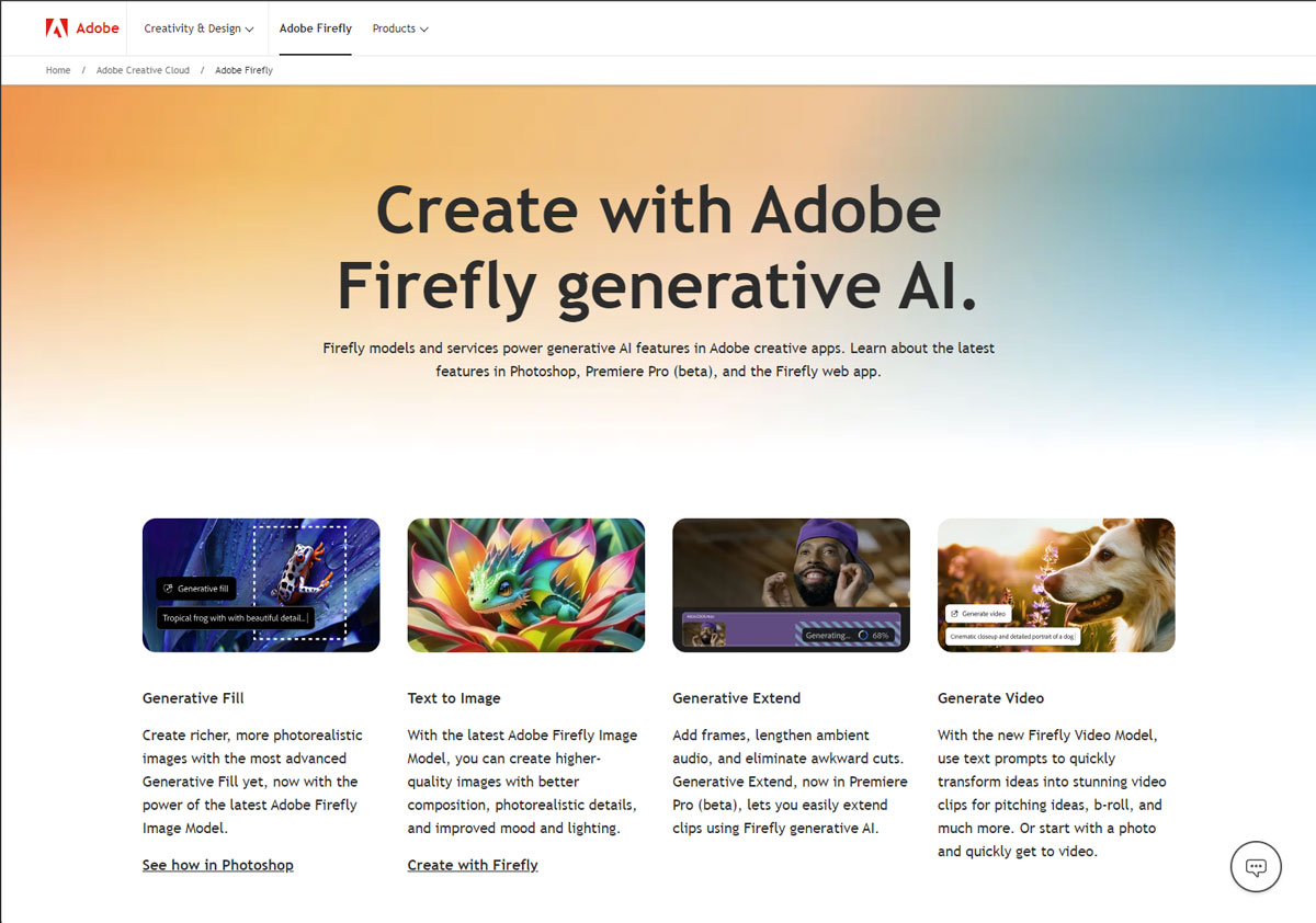 بهترین ابزارهای ساخت عکس با هوش مصنوعی | Adobe Firefly